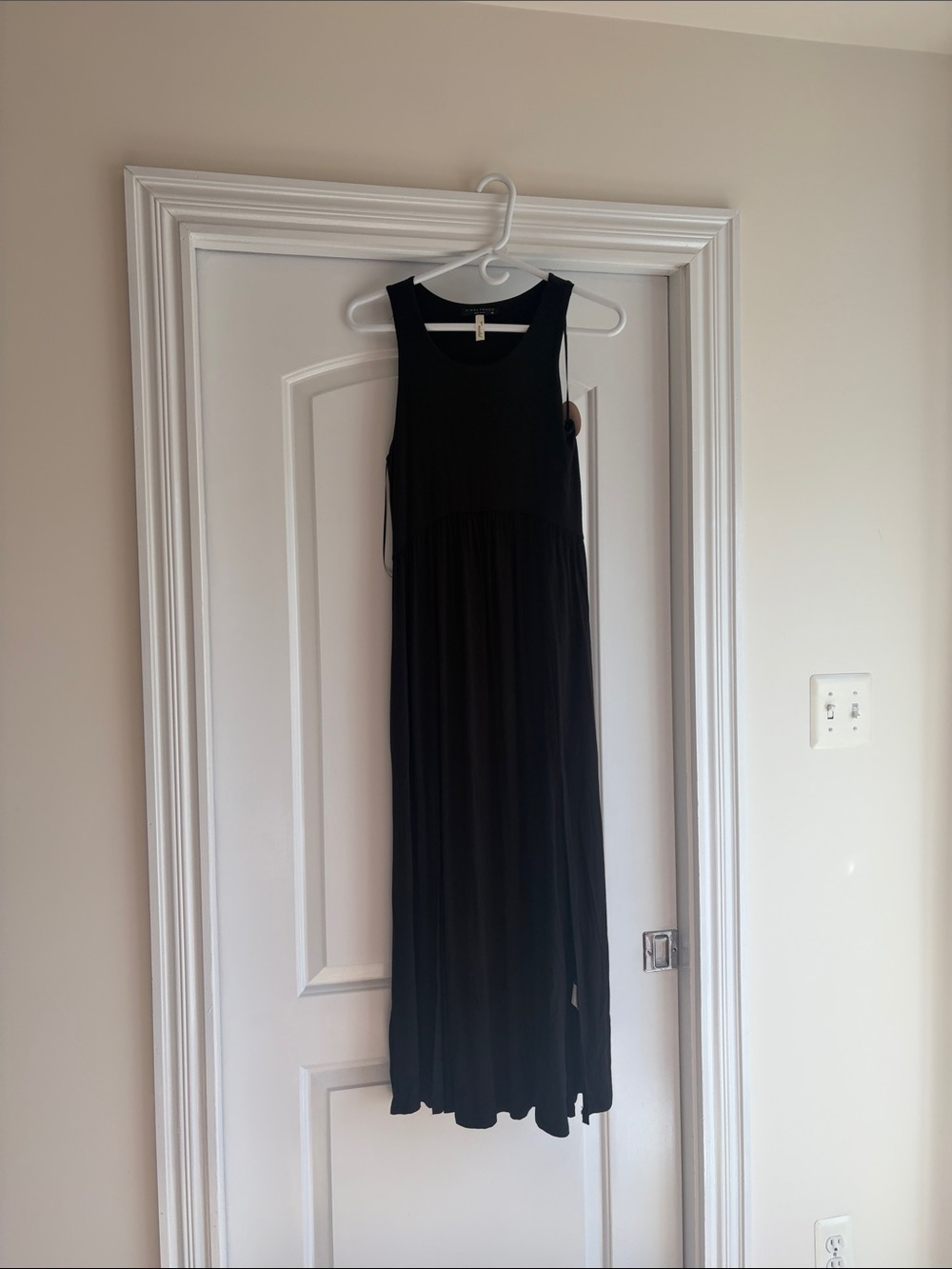Final Touch Black Sleeveless Maxi Dress